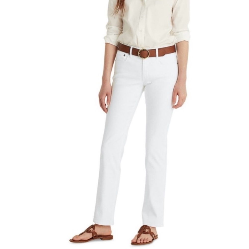 Lauren Ralph Lauren Women’s Straight Leg White Jeans Size 22W NWT